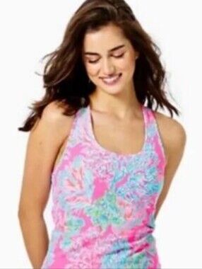2 Pieces Lilly Pulitzer Bra Tank  & Matching Skorts Size Xxs